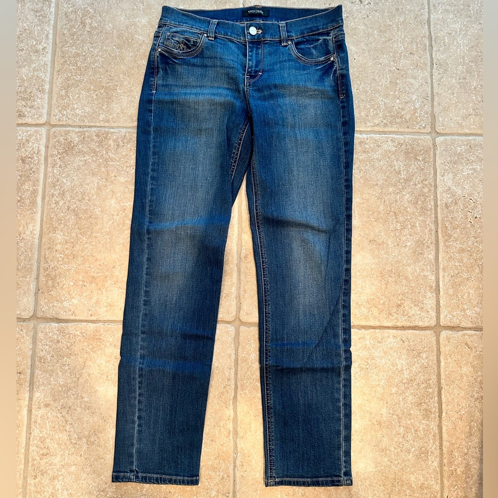 Women's White House Black Market Slim Ankle Blue Denim Jeans